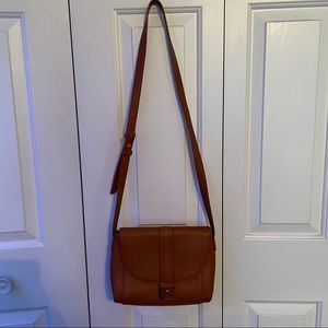 Forever 21 crossbody fake brown leather purse